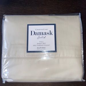 Charter Club Damask Sheet Set NWT